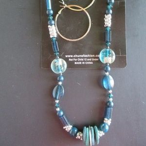 CHUNS Fashion Necklace & Earrings Set